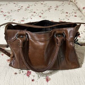 Frye Brown Leather Shoulder Bag